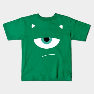 Mike Wazowski face Kids T-Shirt